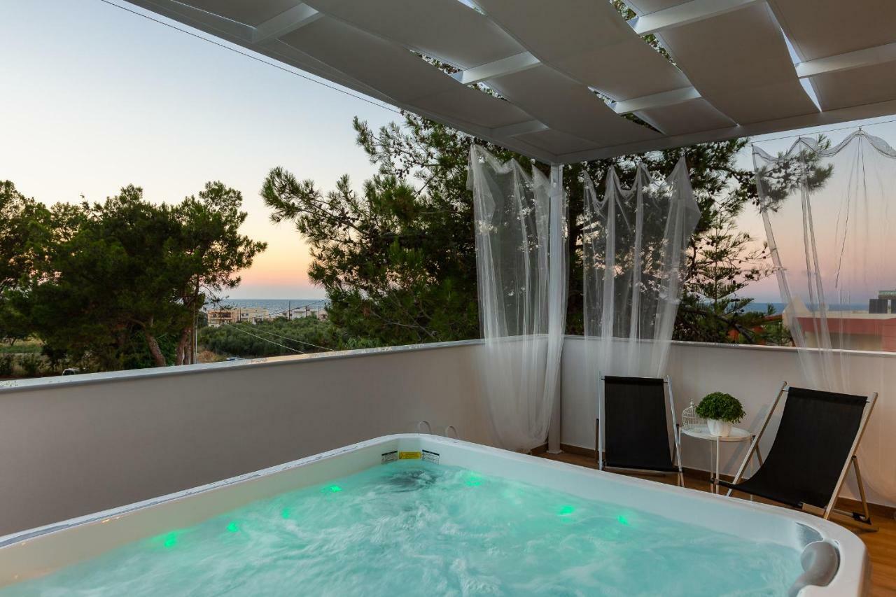 Nisos Villa, Pool & Heated Spawhirlpool, Walking To Beach, By Thinkvilla Sfáka 外观 照片
